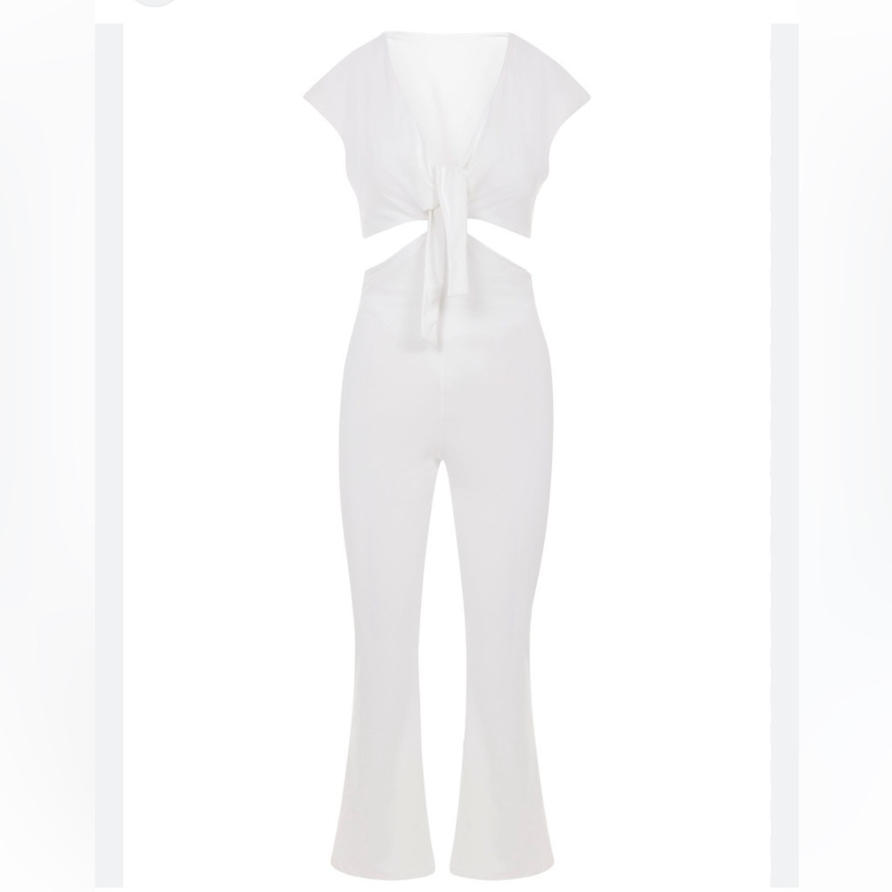 Fisico tie front jumpsuit